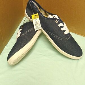 COPY - 🩷Riley Denim Canvas Tennis Shoes/Sneakers, Navy/White, Size 8 NWT Women's